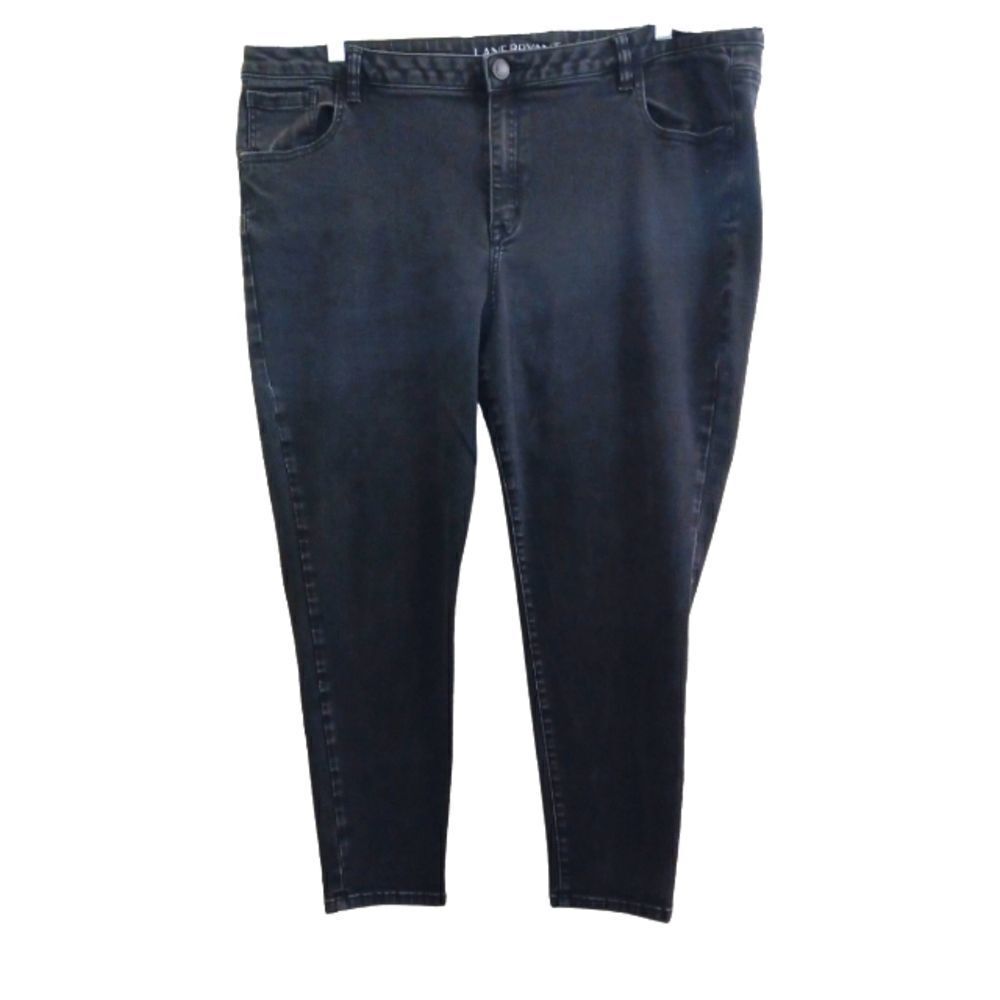Lane Bryant Black Super Stretchy Skinny Jeans.